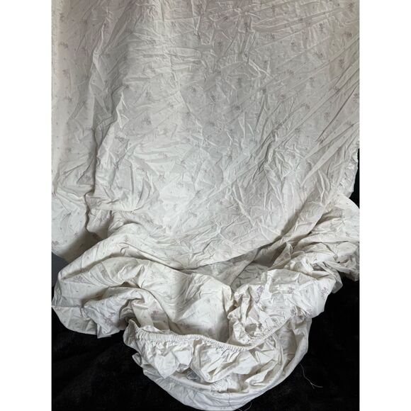 Simply Shabby Chic Rachel Ashwell Lilac Twin fitted sheet - Picture 5 of 7